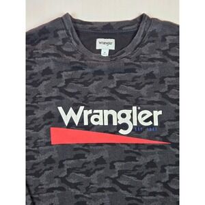 Wrangler‎ Men Camouflage Crewneck Sweatshirt XL Made In Turkiye